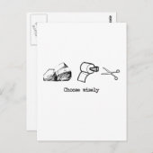 Kies voor Wisely Briefkaart (Voorkant / Achterkant)