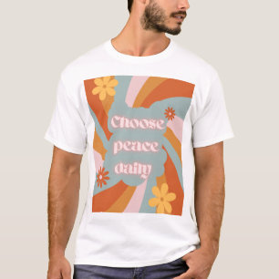 Kies Vrede Dagelijks – Inspirerend t-shirt ontwerp