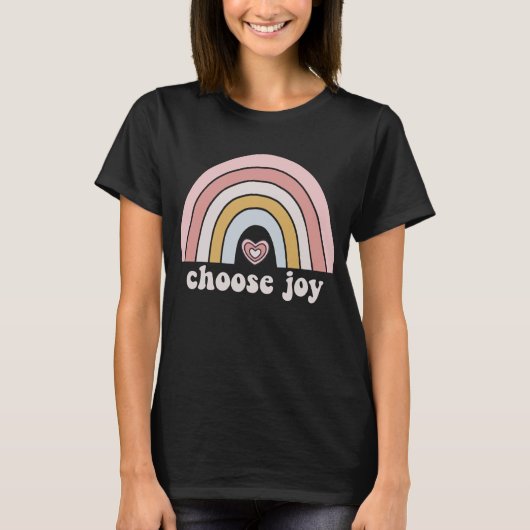 Kies vreugde t-shirt (Voorkant)