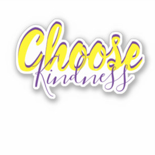 Kies Vriendelijkheid aangepast Sticker