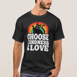 Kies Vriendelijkheid & Liefde Anti Pesten Regenboo T-shirt
