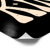 Kies vriendelijkheid regenboog perfect poster (Hoek)