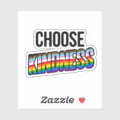 Kies Vriendelijkheid Sticker (Vel)