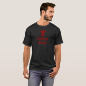 Kies Zitplaats met pijl T-shirt (Voorkant volledig)