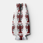 Kietel deze kreeftfles en blikknuffels flesjeskoeler (Achterkant)