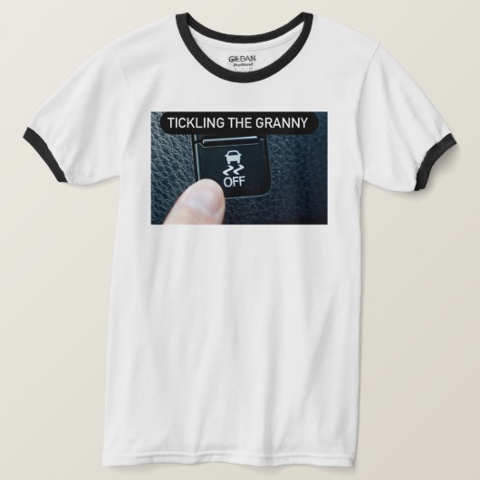 Kietelen van de Granny T-Shirt (Design voorkant)