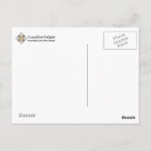 Kieuwd Briefkaart - Beer Paw Block (goud, rood, br (Achterkant)