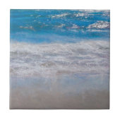 Kieuwde Blauwe Zeegroeven Nautisch Tegeltje (Voorkant)