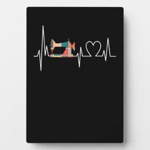 Kieuwen en naaien zijn mijn geliefde hartslagcadea fotoplaat