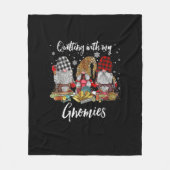 Kieuwen met de kerstfeestdag van mijn Gnomen Fleece Deken (Voorkant)