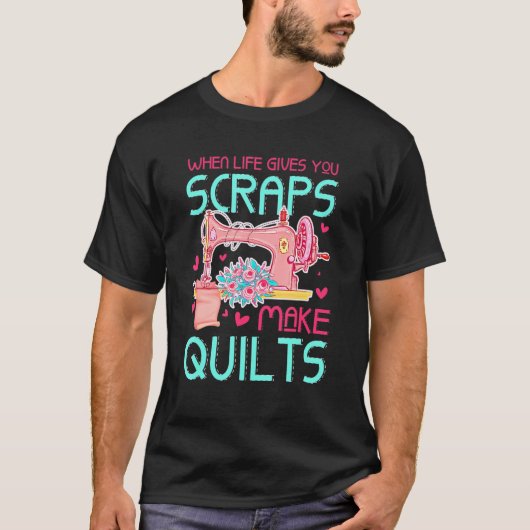 Kieuwen naar quilters en verzegelbare krakers t-shirt (Voorkant)