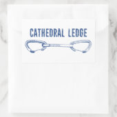 Kieuwen van de kathedraal rechthoekige sticker (Tas)