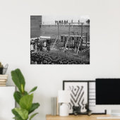 Kieuwen van Lincoln Conspirators, 1865 Poster (Thuiskantoor)