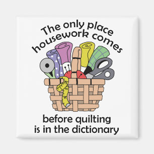 Kieuwen vóór de werkzaamheden van het huishouden magneet