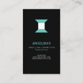 Kieuwpatroon voor naaimachine visitekaartje (Achterkant)