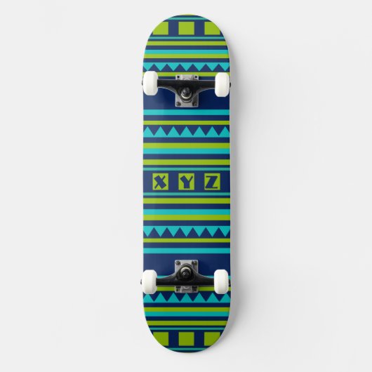 Kieuwpatroonkusmonogram skateboards (Voorkant)