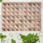 Kieuwt in neutrale kleuren theedoek (Gevouwen)