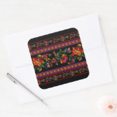 Kiev Black Vierkante Sticker (Envelop)