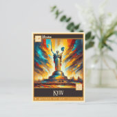 Kiev, Oekraïne | schilderij Briefkaart (Staand voorkant)