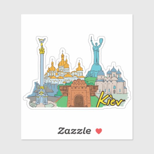 Kiev-stickers Sticker (Vel)