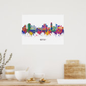 Kiev Ukraine Skyline Poster (Keuken)