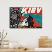 Kiev_Vintage Travel Poster (Keuken)