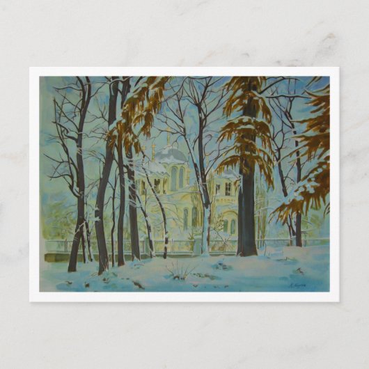 Kiev Winter Briefkaart (Voorkant)