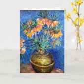 Kievitsbloemen in koperen schaal: Vincent Van Gogh Kaart (Gele Bloem)