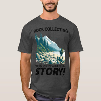 Kiezels Collecteren van Mineralen Verzamelaars Geo T-shirt