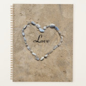 Kiezels op het strand planner (Voorkant)