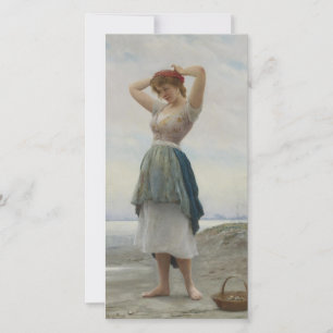 Kiezels verzamelen op het strand kaart