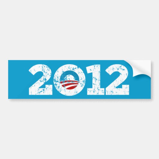 Kiezen voor 2012 voor Barack Obama Bumpersticker (Voorkant)