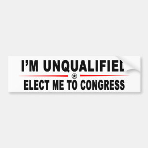 Kiezen voor mij om het Congres te kiezen Bumpersticker
