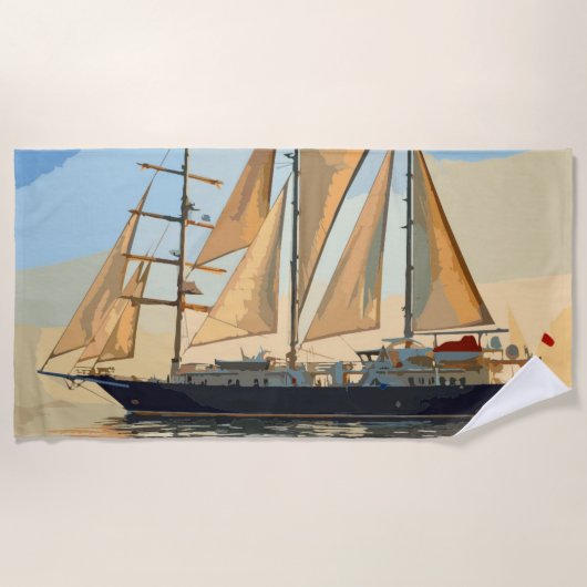 kiezer strandlaken (Voorkant)