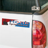 kiezers berispen bumpersticker (Op Truck)