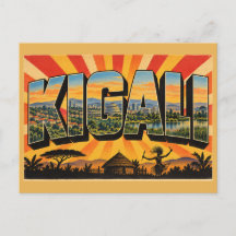 Kigali Hills Dome Wetland Vintage Reis Kunst