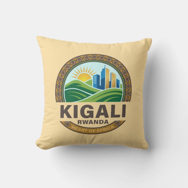 Kigali Rwanda Africa Kussen (Voorkant)