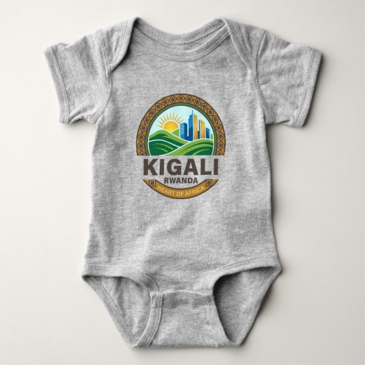 Kigali Rwanda Africa Romper (Voorkant)