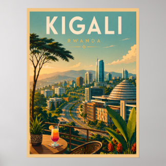 Kigali Rwanda Poster