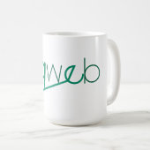 Kigiweb Logo Design Coffee Mok (Voorkant rechts)