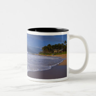 Kihei Beach, Maui, Hawaii, VS Tweekleurige Koffiemok