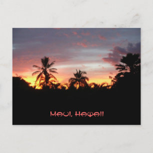 Kihei Sunset Briefkaart