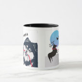 KIITOS SANTA- Finse Mok-kies stijl Lapphund Mok (Midden)