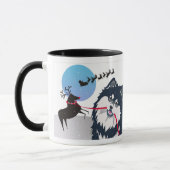 KIITOS SANTA- Finse Mok-kies stijl Lapphund Mok (Links)