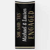 Kijk! Aangepaste 6' Verloving banner (Verticaal)