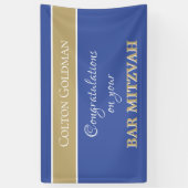 Kijk! Aangepaste balk Mitzvah Banner (Verticaal)