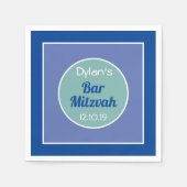 Kijk! Aangepaste balk Mitzvah napkins Servet (Voorkant)