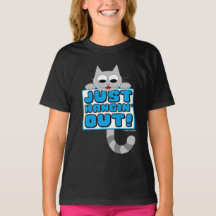KIJK ALLEEN WEG. Cute Cartoon Cat T-shirt
