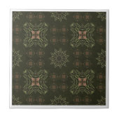 Kijk als een groene speldenTegel Tegeltje (Voorkant)