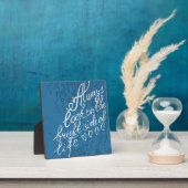 Kijk altijd naar de heldere kant van het leven fotoplaat (Insitu)